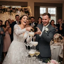 Wedding guest photo sharing platform